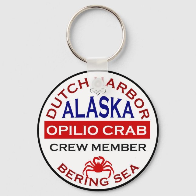 Dutch Harbour Opilio Crab Crew Member Key Ring (Front)