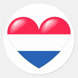 Dutch heart sticker - Nederlandse hart