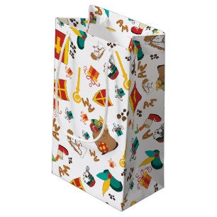 Dutch Holiday, the Sinterklaas Celebration Design Small Gift Bag