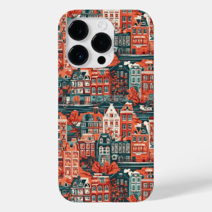 Dutch Houses Pattern Case-Mate iPhone 14 Pro Case