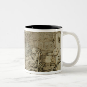 Dutch interior, 1617 Two-Tone coffee mug