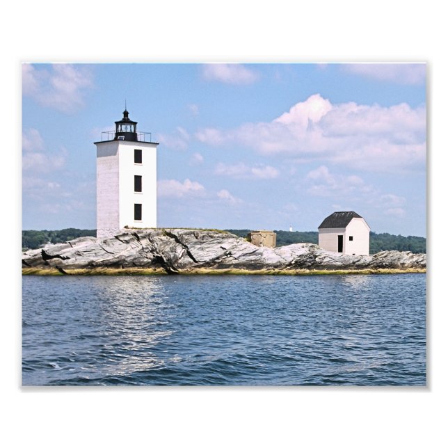 Dutch Island Lighthouse, Rhode Island Photo Print (Front)