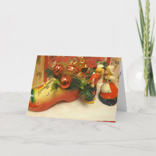 Dutch Joyous Christmas cheer..Card Holiday Card