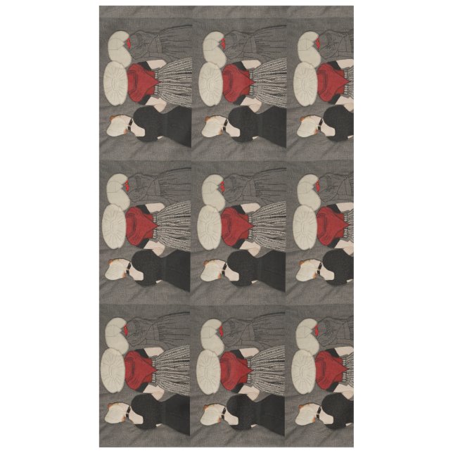 Dutch Ladies in traditional clothes - Tablecloth (Front)