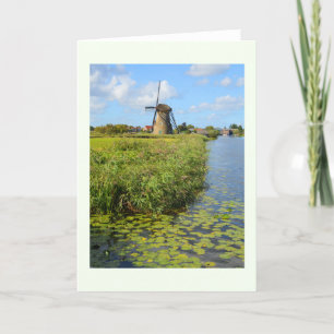 Dutch landscape holiday card