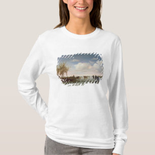 Dutch landscape with Skaters T-Shirt