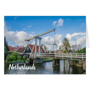 Dutch lifting wooden bridge