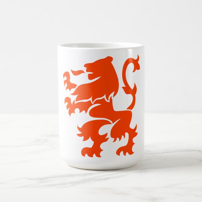 Dutch Lion Coat of Arms Coffee Mug (Center)