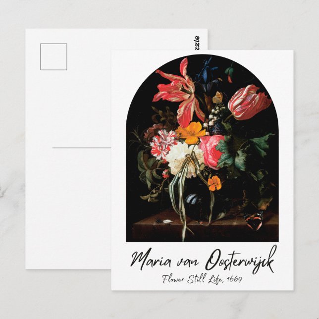 Dutch Masters: A Floral Still Life Postcard (Front/Back)