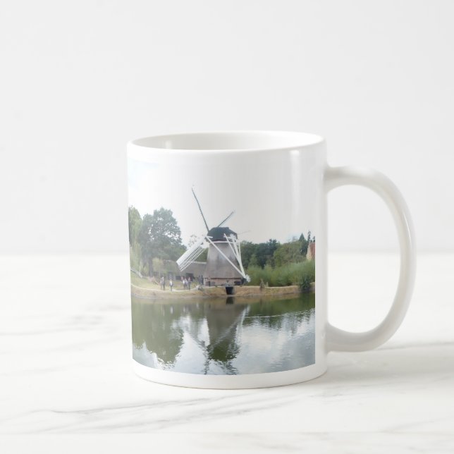 Dutch Mill Reflection Panoramic Coffee Mug (Right)