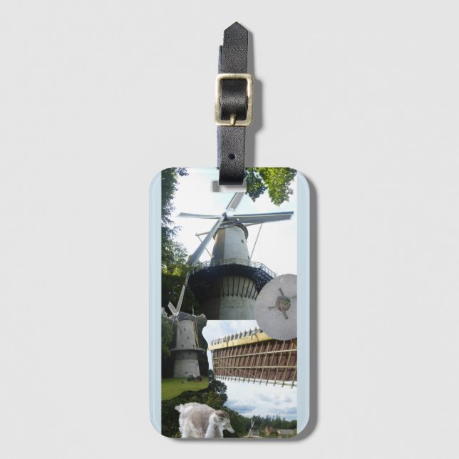 Dutch Mills Luggage Tag (Front Vertical)