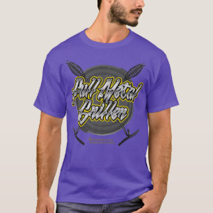 Dutch Oven Full Metal Griller Lettering and Dutch  T-Shirt