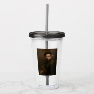 Dutch Painter Rembrandt Golden Age Master Artist Acrylic Tumbler
