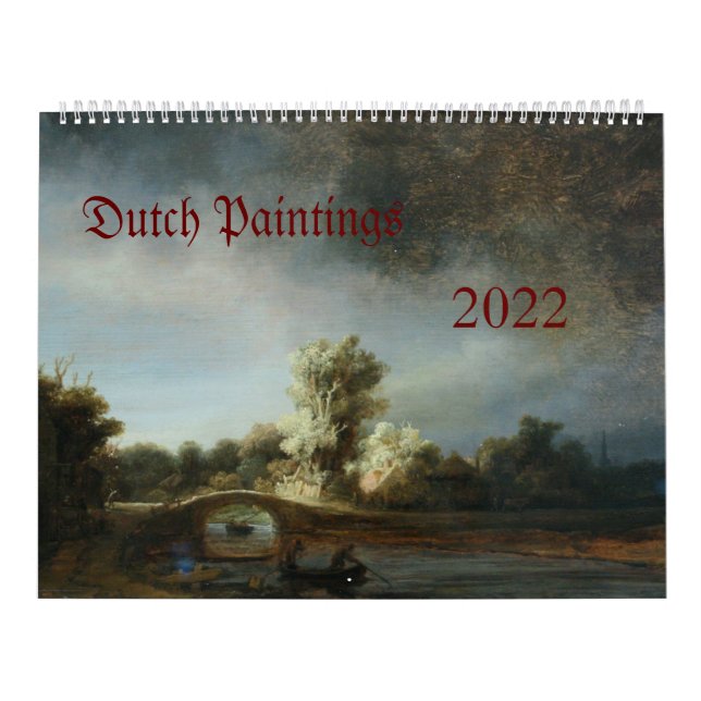 Dutch Paintings Calendar 2022 (Cover)