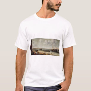 Dutch port near Brill city in Netherlands T-Shirt