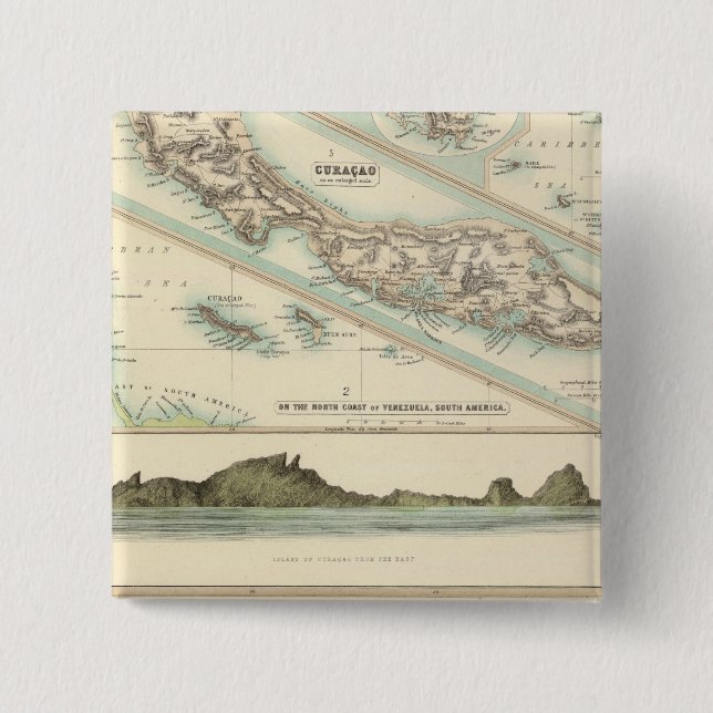 Dutch Possessions 15 Cm Square Badge (Front)