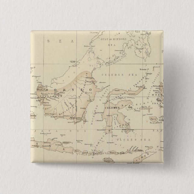 Dutch Possessions in the Indian Archipelago 15 Cm Square Badge (Front)