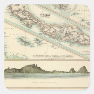 Dutch Possessions Square Sticker