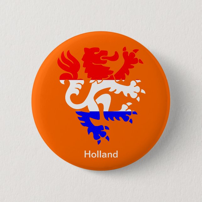 Dutch Queen's day 6 Cm Round Badge (Front)
