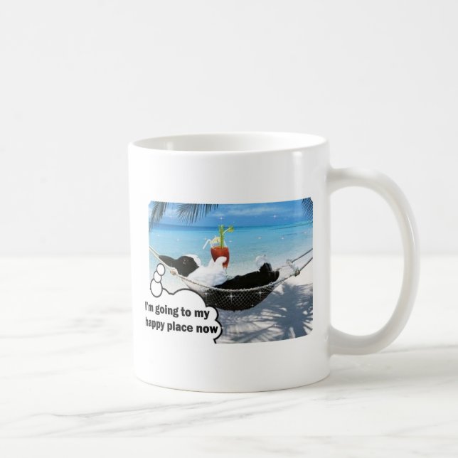 Dutch rabbit in happy place coffee mug (Right)