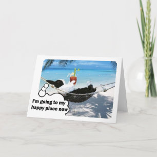 Dutch rabbit on happy place card