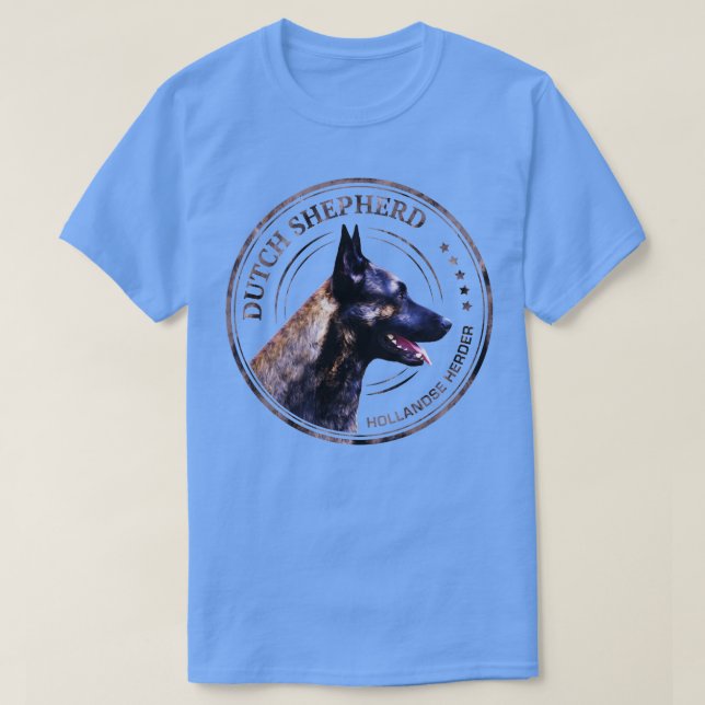 Dutch Shepherd Dog 2  T-Shirt (Design Front)