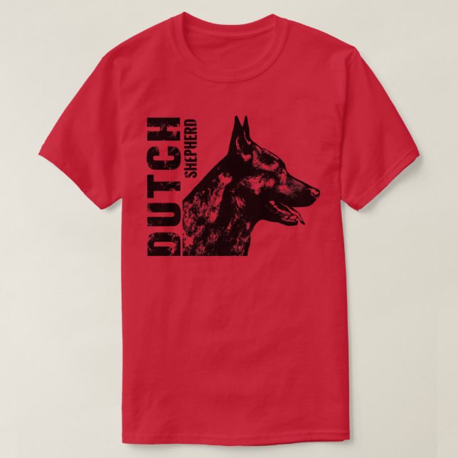 Dutch Shepherd Dog 4  T-Shirt (Design Front)
