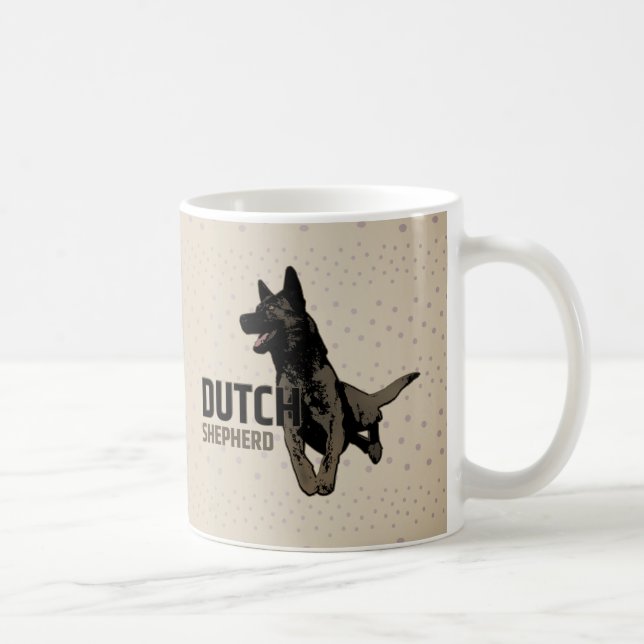Dutch Shepherd Dog Coffee Mug (Right)