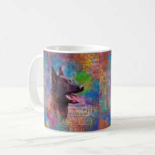 Dutch Shepherd - Dutchie Illustration Coffee Mug