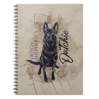 Dutch Shepherd - Dutchie Illustration Notebook