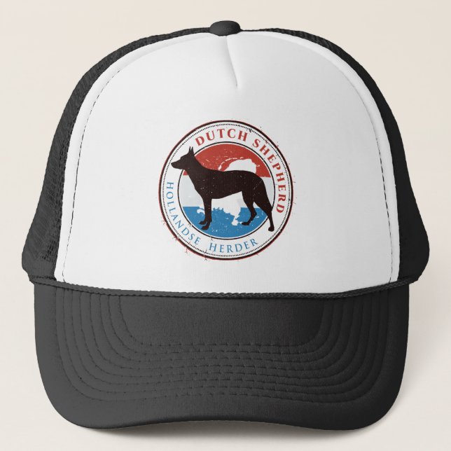 Dutch Shepherd - Dutchie Trucker Hat (Front)