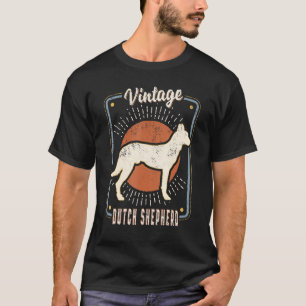 Dutch Shepherd Vintage Retro Classic Dog Love 1 T-Shirt