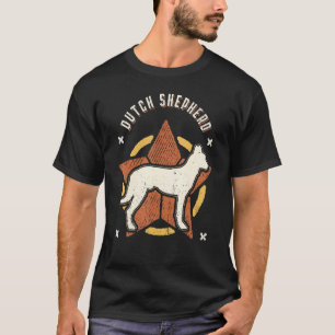 Dutch Shepherd Vintage Retro Classic Dog T-Shirt