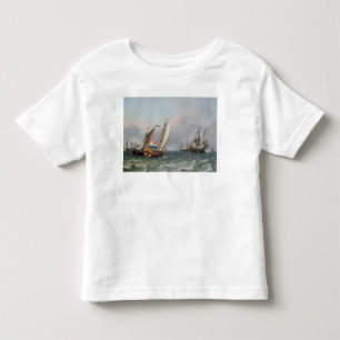 Dutch Shipping in a Choppy Sea Toddler T-Shirt