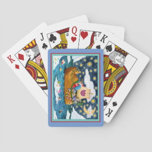 DUTCH SHOE SANTA SHIP, ICEBERGS, WHALE, TEDDY BEAR PLAYING CARDS