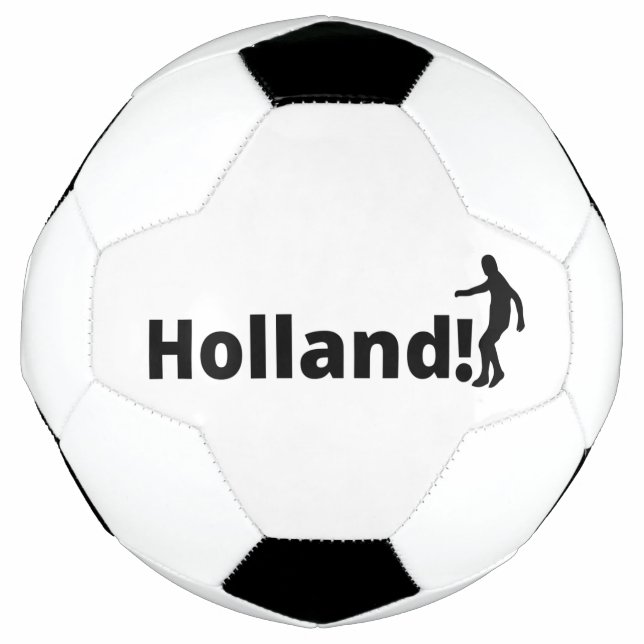 Dutch soccer player using dot as ball    (Front)