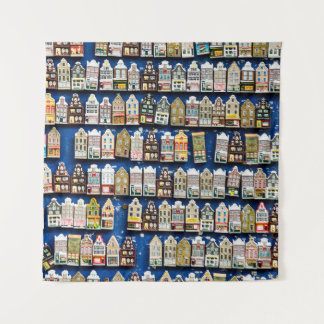 Dutch souvenirs, Amsterdam street scene. Tapestry