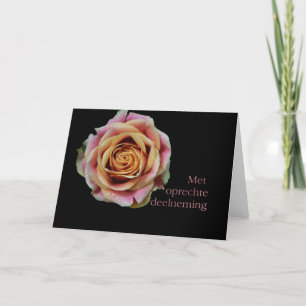 Dutch Sympathy card - Met oprechte deelneming - Do