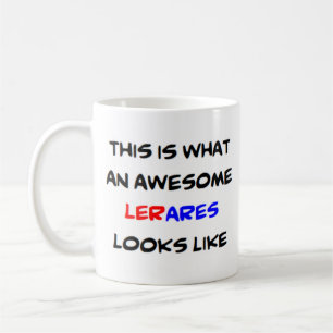 dutch teacher lerares, awesome coffee mug