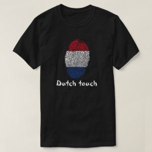 Dutch touch fingerprint flag T-Shirt