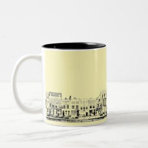 Dutch Town Houses Two-Tone Coffee Mug