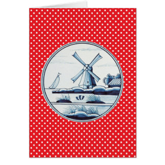 Dutch traditional blue tile