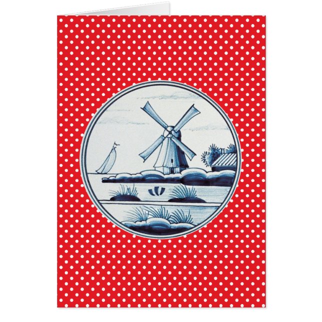 Dutch traditional blue tile (Front)