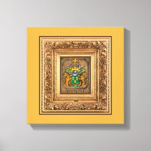 Dutch Van Westervelt Family Coat of Arms  Canvas Print