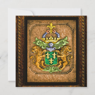 Dutch van Westervelt Family Coat of Arms Hi-Def  Thank You Card