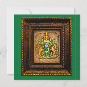 Dutch van Westervelt Family Coat of Arms   Thank You Card