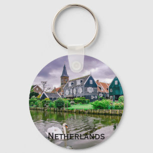 Dutch Village Marken in Netherlands Key Ring