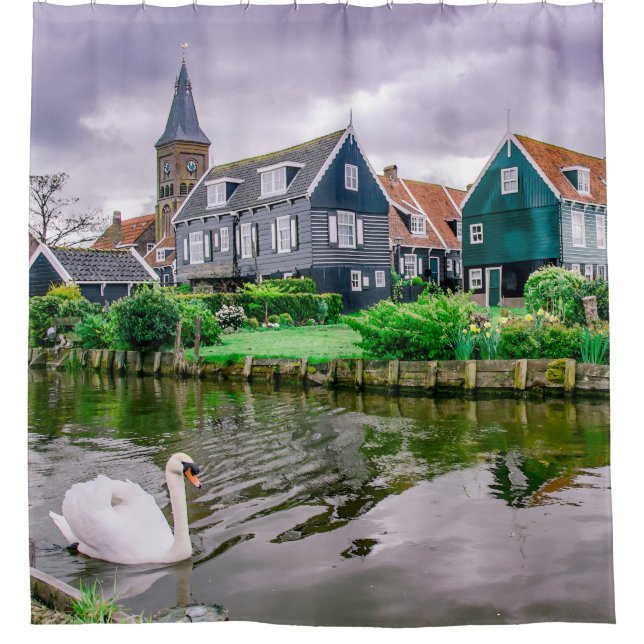 Dutch Village Marken Shower Curtain (Front)