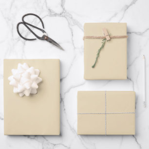 Dutch White Solid Colour Wrapping Paper Sheet
