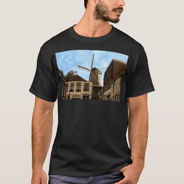 Dutch Wind Mill. T-Shirt (Front)